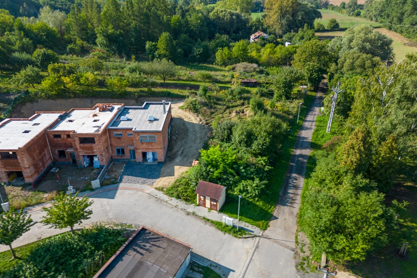 Zástavba Vilaparku z ptačí perspektivy